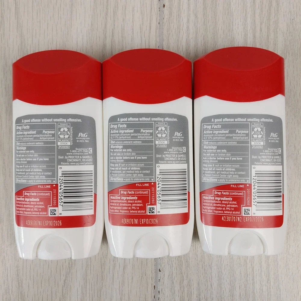 Old Spice Deodorant Men 3.3oz Fresh‎ High Endurance Antiperspirant 3 Pack
